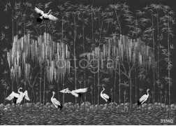 Фотообои/фрески 33960 Valley of storks dark