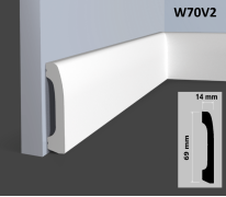 Плинтус Hi Wood B70V2 14х69х2000 мм