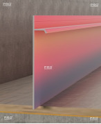 Скрытый плинтус Pro Design 323 2700мм любой цвет по RAL