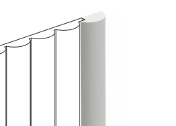 Финишный молдинг LF135B NP