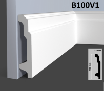 Плинтус Hi Wood B100V1 22х103х2000 мм