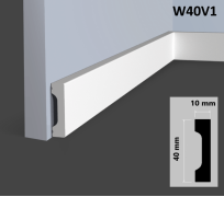 Плинтус Hi Wood W40V1 10х40х2000 мм