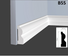 Плинтус Hi Wood В55 18х55х2000 мм