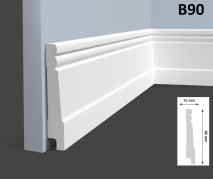 Плинтус Hi Wood В90 15х90х2000 мм