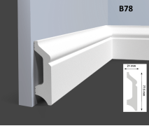 Плинтус Hi Wood B78 21х77х2000 мм