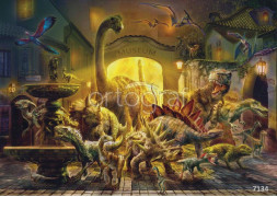 Фотообои/фрески 7134 Dinosaurs Museum