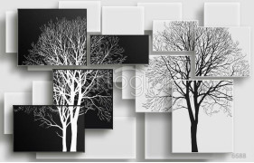 Фотообои/фрески 3D Эффект арт 6688 Инверсия
