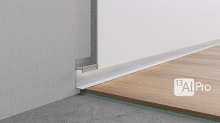 Теневой плинтус скрытого монтажа AlPro 13-7210 2700 мм Анодированный