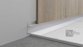 Теневой плинтус скрытого монтажа AlPro 13-7208 2700 мм анодированный