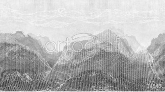 Фотообои/фрески 34547 Grey mountains