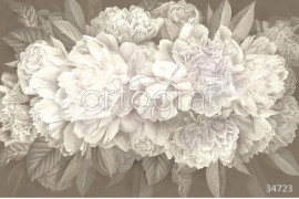 Фотообои/фрески 34723 Пышные пионы