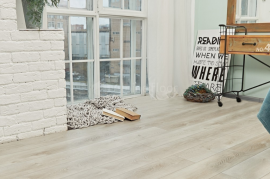 Каменно-полимерная плитка Alpine Floor Белая Ночь WPC ECO 7-2