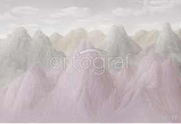 Фотообои/фрески 34577 Lines on the mountains