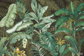 Фотообои/фрески Oasis арт. 32730 Jungle green