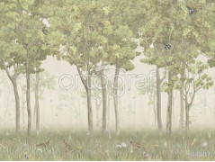 Фотообои/фрески 34107 Misty grove grey