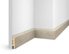 Плинтус Cosca Decor NanoFlex ЕP07 Дуб Сноу 80x16x2400 мм