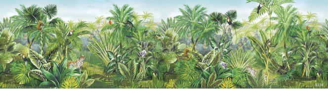Фотообои/фрески 8314 Panoramic jungle
