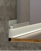 Теневой плинтус скрытого монтажа Pro Design Panel 7210 Белый грунт