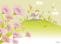 Фотообои/фрески 33303 Цветочная страна