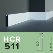 Плинтус напольный Grand Decor HCR 511