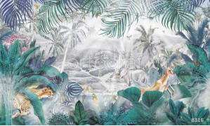 Фотообои/фрески 8316 In the jungle