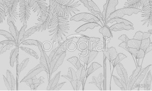 Фотообои/фрески 34530 Тропическая флора