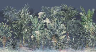Фотообои/фрески 33668 Tropical forest dark