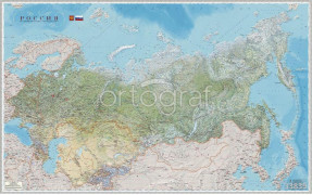 Фотообои/фрески 33839 Карта России