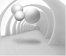 Фотообои/фрески 3D Эффект арт. 33747 Коридор 3D