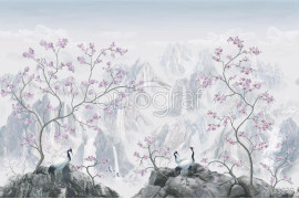 Фотообои/фрески 33930 Mountain peaks