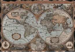 Фотообои/фрески Ortograf 17011 Vintage Map