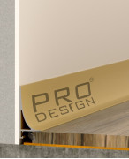 Плинтус Pro Design Corner L 584 Анодированный шампань