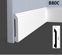 Плинтус Hi Wood B80C 11х80х2000 мм