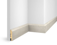 Плинтус Cosca Decor NanoFlex ЕP07 Дуб Перламутровый 80x16x2400 мм