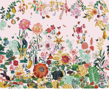 Фотообои/фрески Oasis арт. 32786 Tropical garden pink