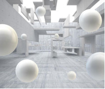Фотообои/фрески 3D Эффект арт 33259 Невесомость