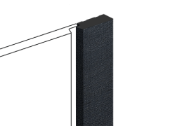 Финишный молдинг LF124B BK114K