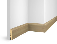 Плинтус Cosca Decor NanoFlex ЕP07 Дуб Беленый 80x16x2400 мм