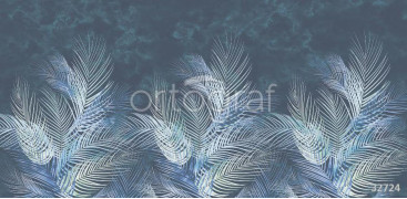 Фотообои/фрески Oasis арт. 32724 Tropical rainbow blue
