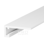 Щелевой плинтус Pro Design MINI 7067 RAL 9003 Белый