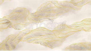Фотообои/фрески 34525 Эффект золотой линии