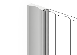 Финишный молдинг LF138A NP