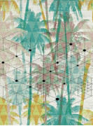 Фотообои/фрески Oasis арт. 32772 Jungle geometry