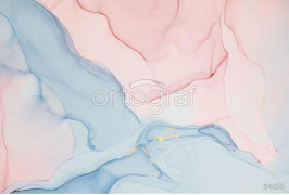 Фотообои/фрески флюиды арт. 34050 Pink and blue 2