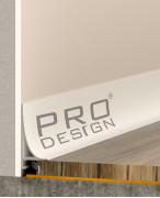 Плинтус Pro Design Corner L 584 Белый муар